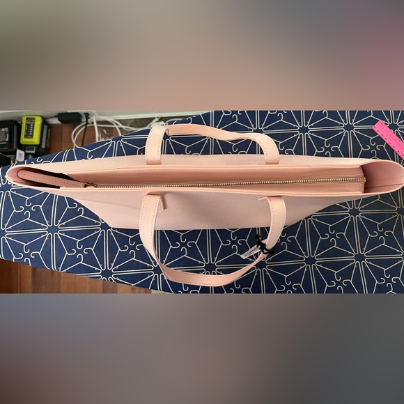 NWT Masur Gavriel Pink Small Zip Tote, fits small laptop - Picture 10 of 13